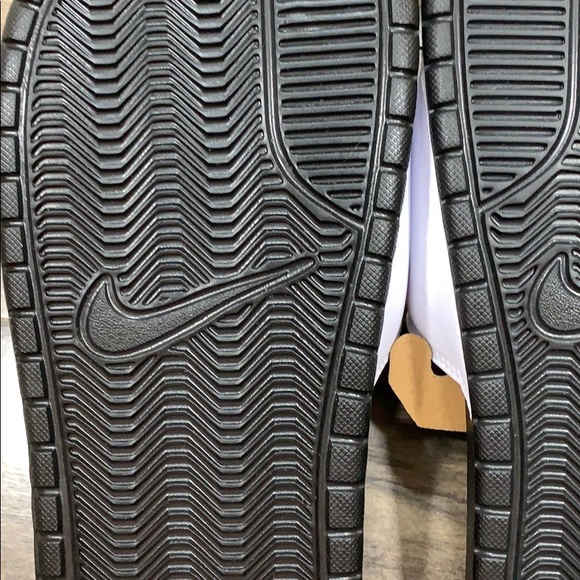 NIKE BENASSI JDI SLIDES white/black-black men’s - Picture 2 of 16